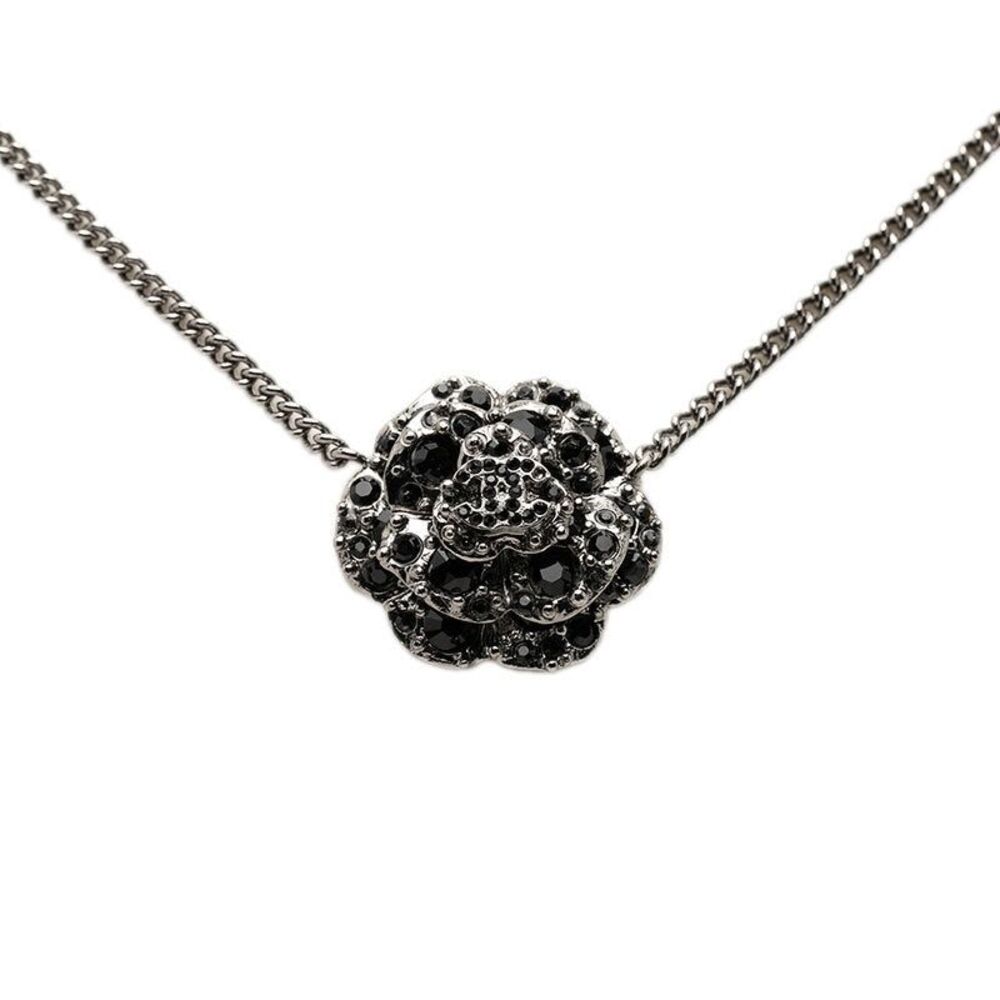 Chanel Camelia Coco Mark Necklace